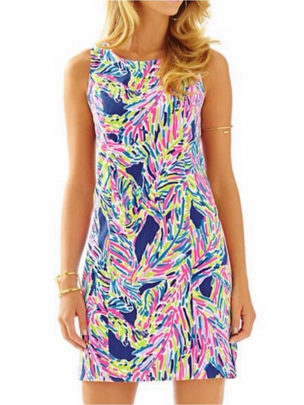 Lilly Pulitzer Palm Reader Cathy Shift Dress Size 12